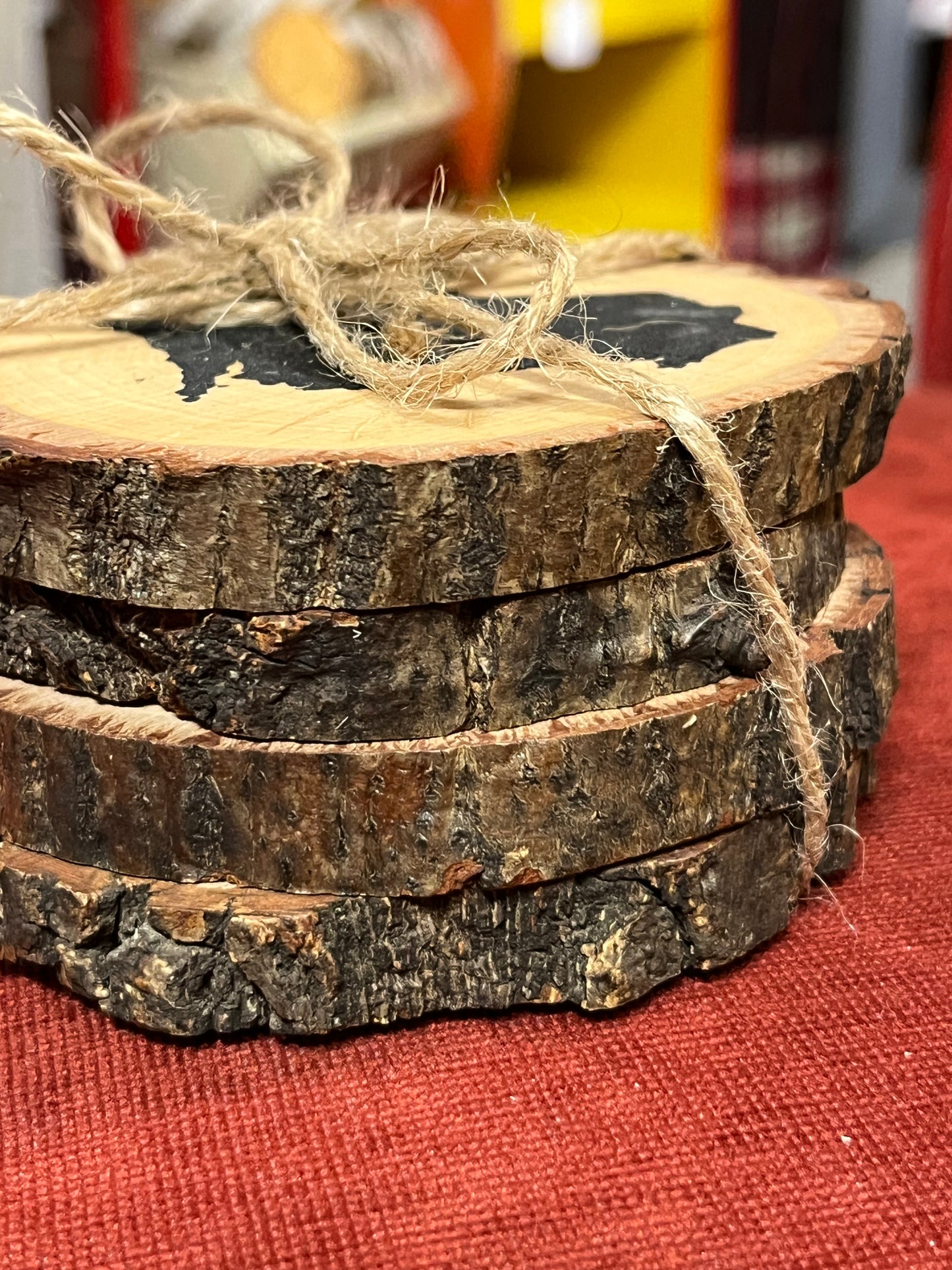 Live Edge Handcrafted Coasters